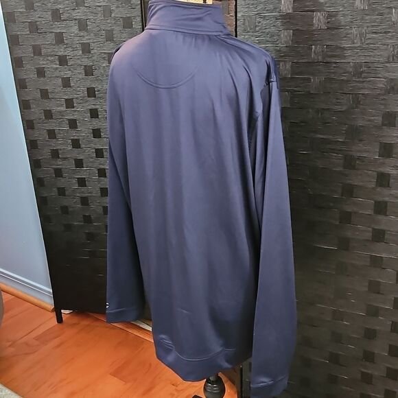 Champion Navy Blue Michigan Quarter-Zip Pullover Size Large - Picture 8 of 13